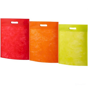 Bolso de compras no tejido reciclado con corte en D respetuoso con el medio ambiente con logotipo personalizado para exposiciones y promociones de uso industrial - Product Image 1