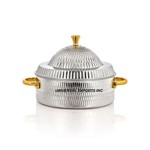 Marmite en nacre Casserole de créateur faite à la main de belle qualité Nouveau chauffe-plats en métal de luxe le plus vendu - Product Image 3