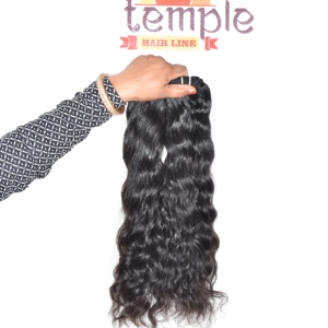 Indian Women's Natural Black Color Human Hair <b>Extensions</b> Wholesale Chemically Processed Cuticle Aligned Bundles <b>Cheap</b> <b>Extensions</b> - Product Image 2