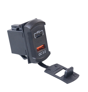 ปลั๊กชาร์จ USB แบบปุ่มกด BROSintl 12V 24V 48W พร้อมพอร์ต USB Type C PD 30W และ QC3.0 18W พร้อมโวลต์มิเตอร์ - Product Image 4