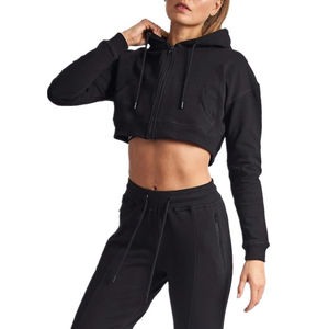 Sweat-shirt décontracté pour femmes, sexy, en polaire, écologique, hiver, longueur régulière, manches longues, coupe confortable - Product Image 6