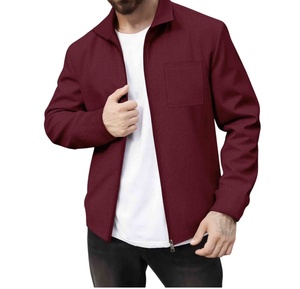 Custom Design and Color Casual Men's Varsity <b>Jacket</b> Quick Dry Breathable <b>Waterproof</b> Embroidery Stand Collar Zipper - Product Image 5