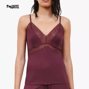 Mujeres personalizadas caliente y sexy tops sujetador estilo Red y tela brillante camisola vestido de noche para las mujeres - Product Image 1