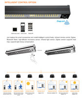 Hishine Professional LED linéaire Highbay Light ETL certifié IP65 étanche 100W/200W 5 ans de garantie Auto Dimmable Warehouse
