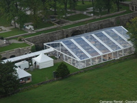 Grande tente de chapiteau de mariage transparente romantique pour 500 personnes en gros