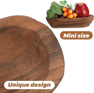 15 Miếng Gỗ Bột Bát Mộc Mạc Số Lượng Lớn Cổ Điển Bằng Gỗ Bột Bát Tay Khắc Paulownia Bát Cho Nhà Trang Trại Ăn Uống Giữ - Product Image 3