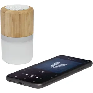 ลำโพงบลูทูธไม้ไผ่ Aurea ของขวัญส่งเสริมการขายแบบกำหนดเองได้ พร้อมพอร์ต USB - Product Image 3