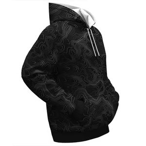 Fabricant OEM, sweats à capuche en coton français de qualité supérieure imprimés par sublimation, sweats à capuche 500 GSM pour hommes - Product Image 6