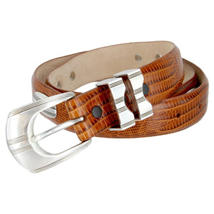 Cinturón de Vestir de Diseñador para Hombre, de Piel de Becerro Italiana Genuina, BS8120-SRTP-BS8143C-LASRP-30mm, 1-1/8 (30mm) - Product Image 2