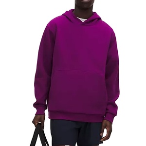 Custom Hoodie Unisex Fashion High Pullover Cotton Loose Blank Oversize Fleece <b>Thick</b> Blank Plain Heavyweight Hoodies - Product Image 1