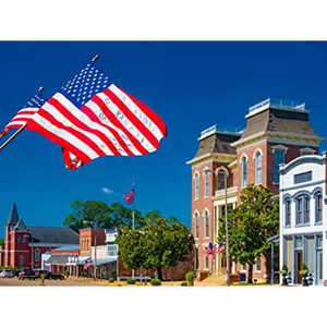 Paquete de 10 Banderas Estadounidenses para Exteriores de 3x5 Pies, Bandera de EE. UU. para Exteriores - Dios Bendiga a América, Bandera Nacional Duradera con Estrellas y Franjas - Product Image 4