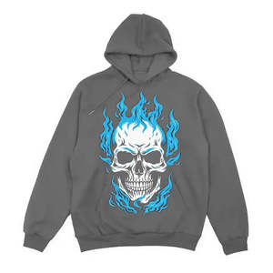 ผู้ผลิต OEM เสื้อฮู้ดดี้ซิปผ้าฝ้ายเฟรนช์เทอร์รี่พิมพ์ลายสกรีน คุณภาพพรีเมียม 500 GSM สำหรับผู้ชาย - Product Image 2