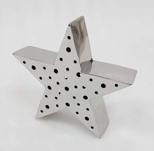 Miroir étoile décoratif de Noël et du Nouvel An, moderne, mobile, élégant, de qualité supérieure, argenté, poli - Product Image 4