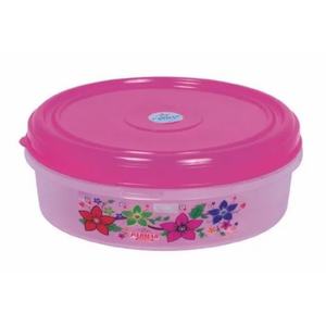 ANAX Polypropylene Transparent Circular Nano Food Container <b>Set</b> 190x32 215x84 243x110 250ml Capacity <b>Box</b> Packaging - Product Image 6