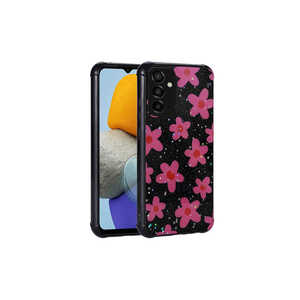 Coque arrière brillante Popy pour Samsung Galaxy M23 avec protection de l'appareil photo, imprimé marbre, isolée - Product Image 1