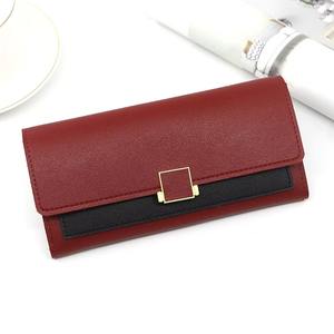 Nuevo diseño 2025 personalizado impermeable elegante color sólido minimalista viaje tendencia señoras tarjeta monedero al por mayor carteras largas - Product Image 3