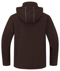 Nuevo diseño personalizado impermeable al aire libre Softshell chaqueta con capucha senderismo chaqueta informal para hombres - Product Image 6