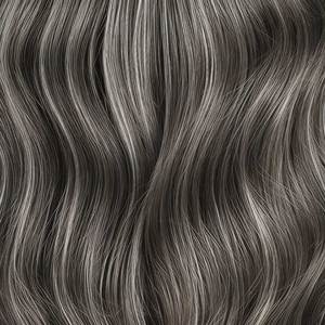 Extensions de cheveux Remy, couleur assortie # 1B/Gris Sel & Poivre - Product Image 3