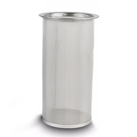 Filtre à café en acier inoxydable à mailles carrées de 100 microns pour brassage à froid, compatible avec les bouteilles Mason à large ouverture de 32/64 OZ