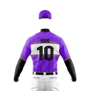 Uniforme de béisbol de nuevo diseño, el cliente más demandado, color elegante, nueva moda, uniformes de béisbol al por mayor - Product Image 3