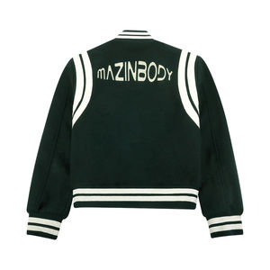 Vente en gros OEM personnalisé printemps Vintage Bomber Baseball Varsity veste homme manteau d'hiver laine Letterman école collège veste - Product Image 3