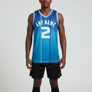 ชุดบาสเก็ตบอลพิมพ์ลายแบบกลับด้านได้ ไซส์ใหญ่ ดีไซน์ยอดนิยม ขายดี พร้อมปักโลโก้ตามสั่งด้วยเทคนิคซับลิเมชั่น - Product Image 3