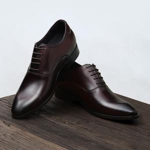 รองเท้าหนังวัวแท้แบบอ็อกซ์ฟอร์ด พร้อมส้นรองรับแรงกระแทกและดีไซน์กันลื่น รองเท้าหนังสำหรับสุภาพบุรุษ - Product Image 2