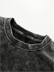 Manufacturing Acid Wash <b>Distressed</b> Men's Shirts Wholesale Good Quality 100% Cotton Blend Casual Streetwear <b>Top</b> Custom Apparel - Product Image 4