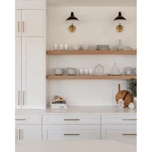 Lujo moderno chapa melamina PVC madera modular cocina fregadero gabinete diseños de Vietnam - Product Image 3