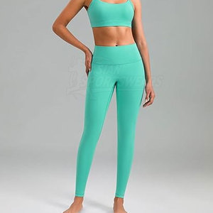 High Comfort Eco-Friendly Casual Breathable Knitted Slim Fit <b>Women</b> <b>Leggings</b> with Quick Dry Fabric for Gym Sessions - Product Image 5