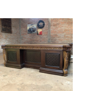 Venta de Fábrica, Muebles de Oficina de Lujo para CEO, Mesa de Director, Muebles de Oficina Modernos, Escritorio Ejecutivo de Madera de Teca - Product Image 1