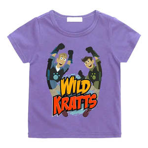 Polo pour enfants Wild Kratts, 100% coton jersey, motif animal, t-shirt pour garçons, logo personnalisé, col polo - Product Image 5