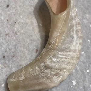 เขาแกะธรรมชาติขัดเงา ชอฟาร์ ของตกแต่งบ้านทางศาสนา เป็นมิตรกับสิ่งแวดล้อม คุณภาพสูง - Product Image 1