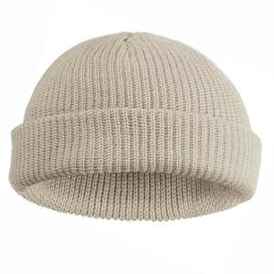 Bonnets d'hiver chauds de haute qualité Bonnet en tricot de couleur unie Bonnets personnalisés pour hommes et femmes - Product Image 6