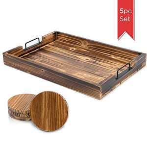 Nueva bandeja de servicio de forma ovalada hecha de madera, utensilios de cocina, vajilla, bandeja de uso para el hogar, hoteles, restaurantes, nueva llegada - Product Image 6