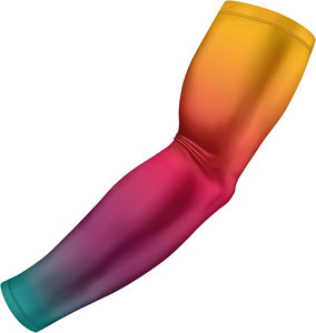 Manga de Brazo Deportiva Elástica Personalizada para Baloncesto, Protección Solar UV, Transpirable, para Hombre y Mujer, para Correr y Ciclismo - Product Image 4