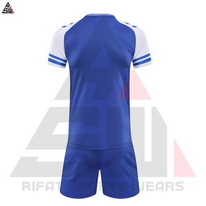 Uniformes de Fútbol para Adultos, Diseño de Fabricante, Logotipo Personalizado, Unisex, Ropa Deportiva para Entrenamiento al Aire Libre, 100% Poliéster, Transpirable, de Secado Rápido - Product Image 4