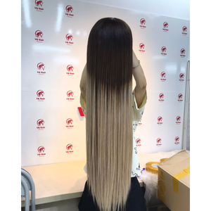 Vente en gros de cheveux VQ pour perruque cheveux vierges confortable os droit pour la couleur pour les femmes noires du Vietnam - Product Image 1