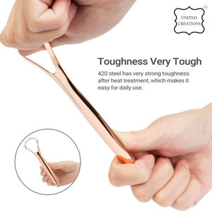 Wholesale Portable Copper Eco- Friendly <b>Tongue</b> <b>Scraper</b> Set <b>Tongue</b> <b>Scraper</b> for Adults <b>Tongue</b> <b>Scraper</b> - Product Image 5