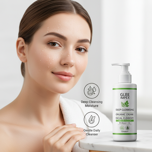 Limpiador Facial en Crema Orgánico de Limpieza Profunda |   Limpiador Facial Suave para Todo Tipo de Piel con Ingredientes Naturales - Product Image 4