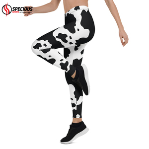 Leggings de yoga pour femmes en vente chaude, solides, extensibles dans les quatre sens, respirants, grande taille, imprimés personnalisables, taille haute, pour la salle de sport - Product Image 3