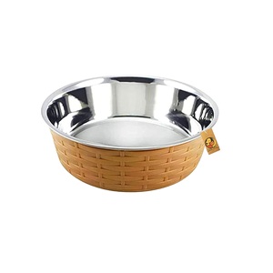 Classic Design Glossy Finished Metal Pet Feeder/Feeding <b>Bowl</b> Custom Print <b>Disposable</b> High Quality Business Gift - Product Image 1