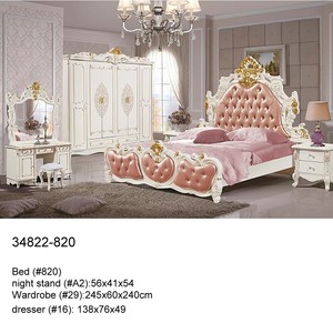 Juego de dormitorio de madera de lujo, estilo europeo, 34822-1816 - Product Image 6