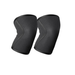 Power Lifting Cross Fit Exercices d'haltérophilie en néoprène Manchons de genou 5-9 Mm/Couleur personnalisée et logo Manchon de genou - Product Image 2