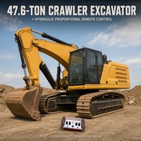 Excavatrice d'occasion C350 de haute qualité, 3000 heures de fonctionnement, modèle 2021, avec télécommande sans fil pour exploitation en carrière