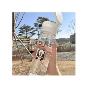 בקבוק מים טריטן עם מכסה קופסת גלולות תוצרת קוריאה