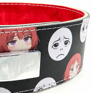 Ceintures d'entraînement de musculation unisexes, robustes, antidérapantes et respirantes, en cuir camouflage PU souple, motif camouflage blanc 7MM/10MM - Product Image 5