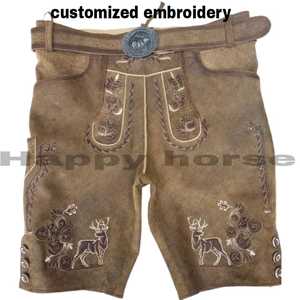 Custom Trachten Kneibund Lederhose/Trachten Bavarian Pants Custom Lederhosen Real Leather Short Lederhose para hombres 2025 - Product Image 4