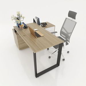 Escritorio y Base de Cama de Estilo Minimalista Ejecutivo con Estructura Triangular de Acero de 1400x700mm y Ensamblaje Interconectable - Product Image 4