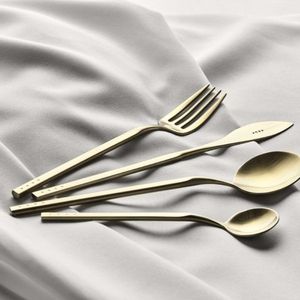 Ensemble de couverts en métal en acier inoxydable durable de haute qualité pour hôtels cafés restaurants usage professionnel quotidien - Product Image 1